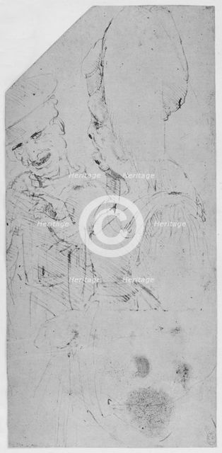 'A Grotesque Betrothal', c1480 (1945). Artist: Leonardo da Vinci.