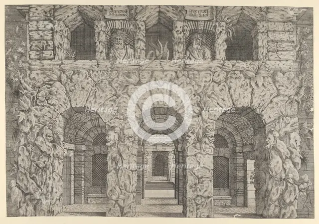 A Grotto, ca. 1545.  Creator: Antonio Fantuzzi.