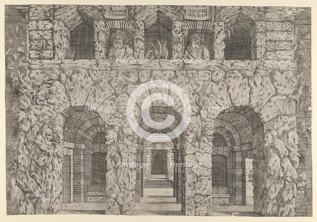 A Grotto, ca. 1545.  Creator: Antonio Fantuzzi.
