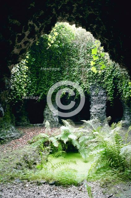 A grotto at Dalton Young premises, Tower Lane, Warmley, Avon. Artist: JO Davies