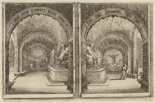 A Grotto Seen from Two Different View Points, probably 1653. Creator: Stefano della Bella
