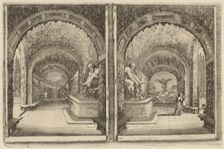 A Grotto Seen from Two Different View Points, probably 1653. Creator: Stefano della Bella