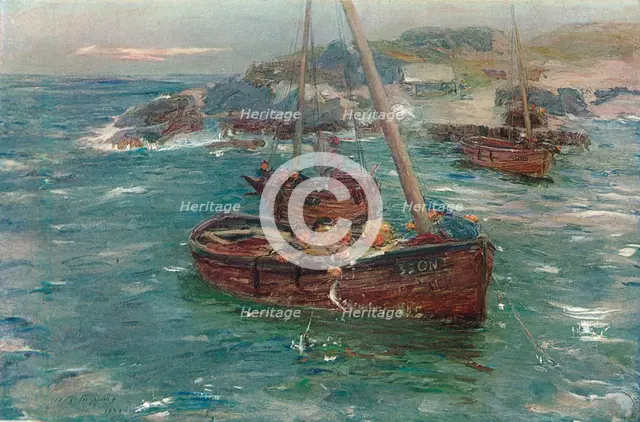 'A Ground Swell, Carradale, Argyll', c1883. Artist: William McTaggart.