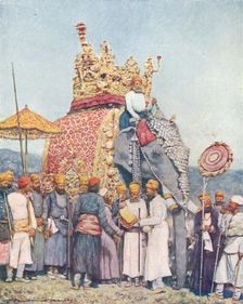A Group at The Durbar 1903. Artist: Mortimer Luddington Menpes