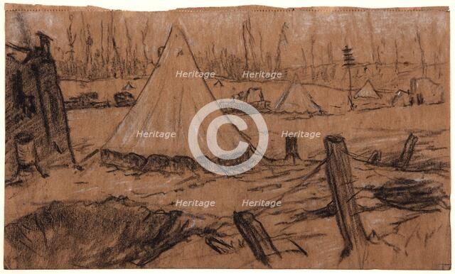 A Group of Tents, c1914. Creator: Christopher Williams.