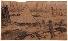 A Group of Tents, c1914. Creator: Christopher Williams