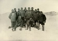 A Group of the Shore Party at the Winter Quarters c1908, (1909)