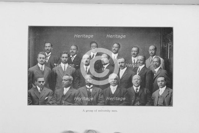 A group of university men, 1916. Creator: Unknown.