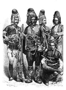 A group of Zeibeks, Asia Minor, 1895