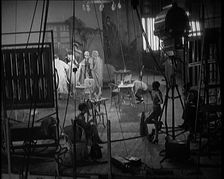 A Group of Actors Being Filmed on the Set of a Film, 1920s. Creator: British Pathe Ltd