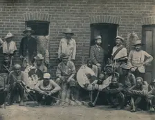 A Group of Afrikaners and Zulus c1900. Creator: Unknown