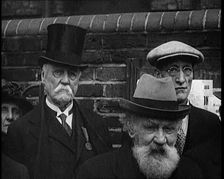 A Group of American Civil War Veterans Stand Together , 1924. Creator: British Pathe Ltd