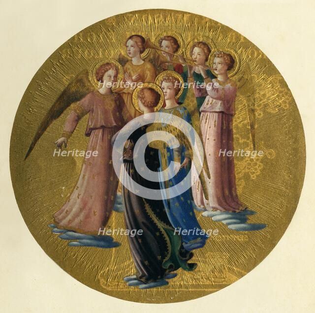 'A Group of Angels', 15th century, (c1909). Artist: Fra Angelico.