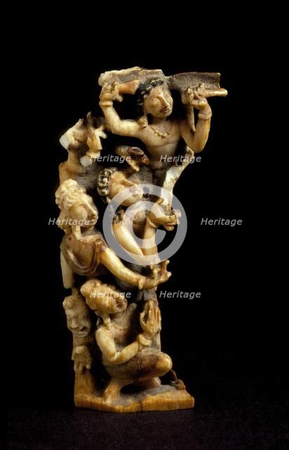 A Group of Attendants, 8th century or earlier. Creator: Unknown.