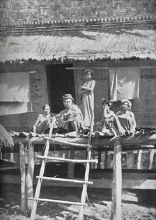 A group of Bataks from the interior of Sumatra, 1902. Artist: GR Lambert & Co