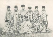 A group of Buryats and Buryat women from the Selenga district, 1904-1917. Creator: Unknown