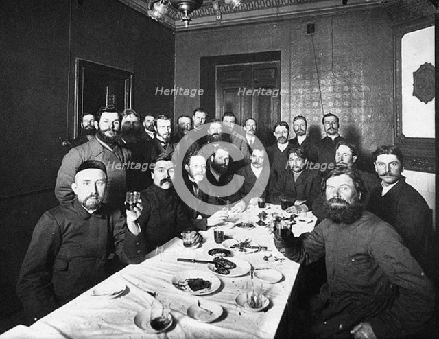 A group of deputies of the Second Duma, 1907. Artist: Anonymous  