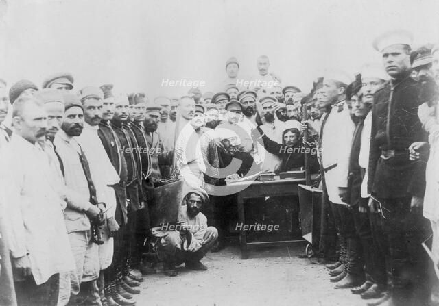 A Group of Hard Labor Convicts, 1890. Creator: Ivan Nikolaevich Krasnov.