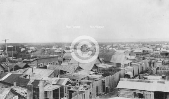 A group of homes, between c1900 and 1916. Creator: Unknown.