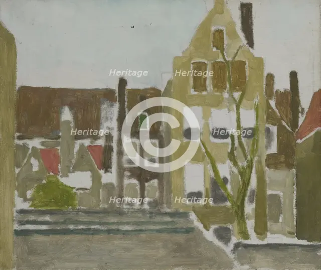 A Group of Houses, c.1880-c.1923. Creator: George Hendrik Breitner.