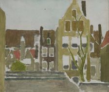 A Group of Houses, c.1880-c.1923. Creator: George Hendrik Breitner