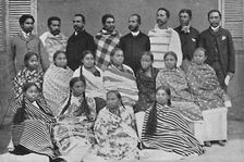 A group of Hova, people of Madagascar, 1912