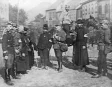 A group of military chaplains, World War I, 1914