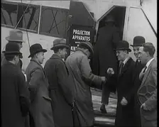 A Group of Passengers Embarking Upon a Plane, 1920s. Creator: British Pathe Ltd