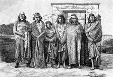 A group of Patagonians, Argentina, 1895