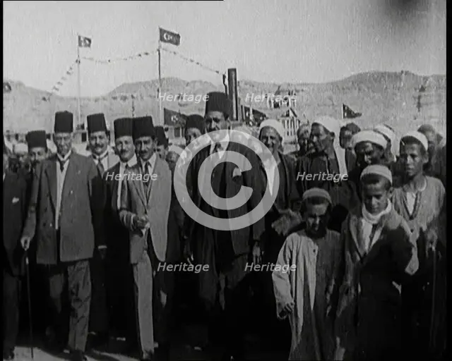 A Group of People Walking About in Sudan, 1924. Creator: British Pathe Ltd.