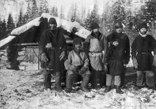 A group of peasants from the village of Yarki, Yenisei district, 1911. Creator: Unknown