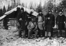A group of peasants from the village of Yarki, Yenisei district, 1911. Creator: Unknown
