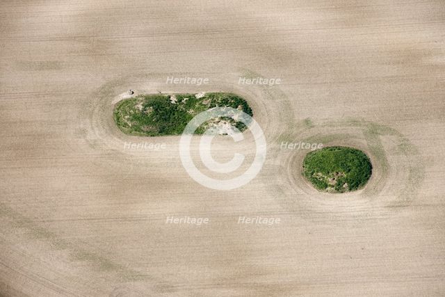 A group of round barrows on Sheep Down, Winterbourne Abbas, Dorset, 2015. Creator: Historic England.