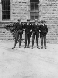 A group of schoolboys or students, c1900s-c1930s(?)