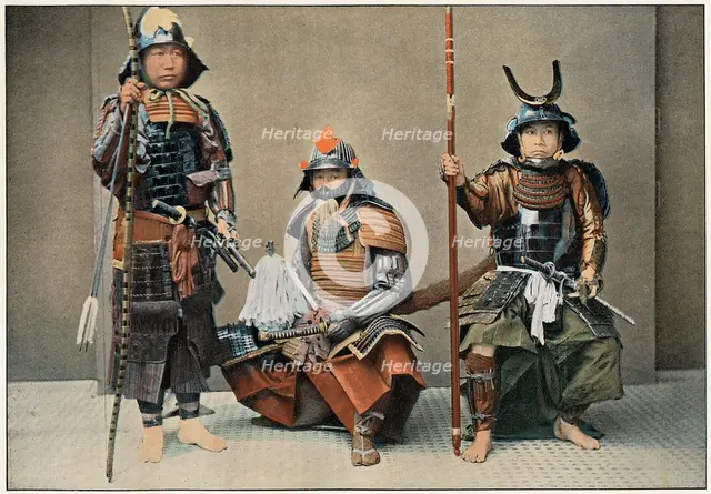 'A Group of Samurai', c1890. Artist: Unknown