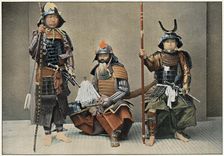 A Group of Samurai c1890
