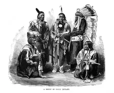 A Group of Sioux Indians 1872