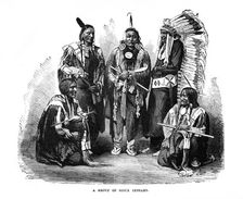 A Group of Sioux Indians 1872