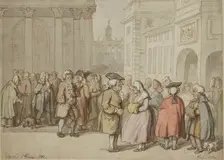 A Group sketched at Rome, 1770-1820. Artist: Thomas Rowlandson