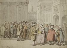 A Group sketched at Rome, 1770-1820. Artist: Thomas Rowlandson