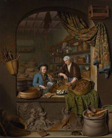 A Grocer's Shop, 1717. Creator: Willem van Mieris