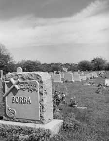 A graveyard at Gloucester which holds the remains of many of the..., Gloucester, Massachusetts, 1943 Creator: Gordon Parks