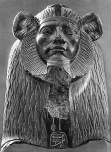 A granite sphinx of King Amenemhat III, c1820 BC (1936)