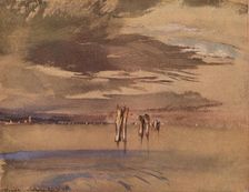 A Grey Morning Near Venice 19th century. Artist: John Ruskin
