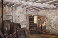 A Grey Interior, 1940. Creator: George Leonard Leigh