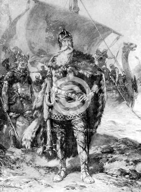A great Viking, c1920. Artist: Hermanus Koekkoek 