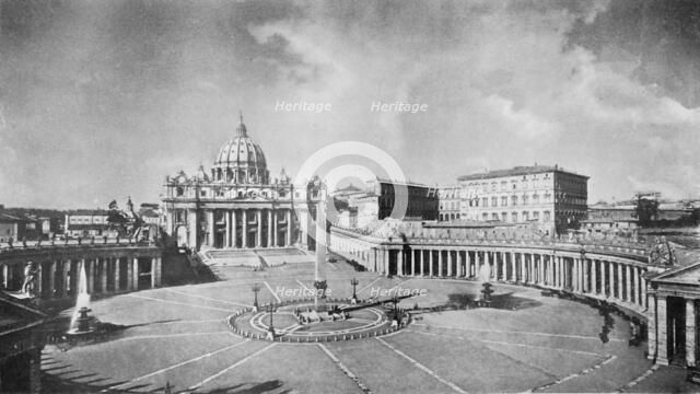 'A Great Church of the Renaissance: St. Peter's, Rome...', c1930.  Creator: Anderson.