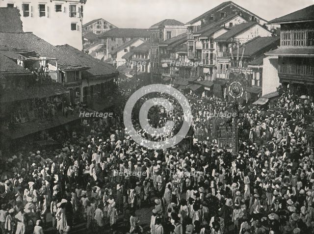 'A great native procession', Bombay, India, 1895.  Creator: Unknown.