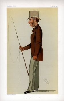 A Great Officer of State 1881. Artist: Spy