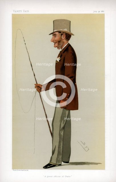 'A Great Officer of State', 1881. Artist: Spy